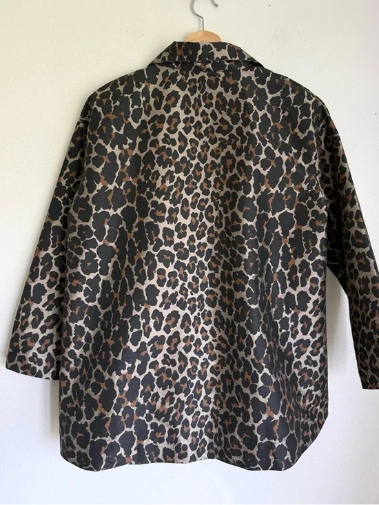 Vitamin Leopard Print Relaxed Coat - Picture 4 of 6